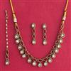 Indo Western Classic Necklace Set With Mehndi Plating