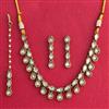 Indo Western Classic Necklace Set With Mehndi Plating