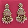 Indo Western Classic Earring With Mehndi Plating