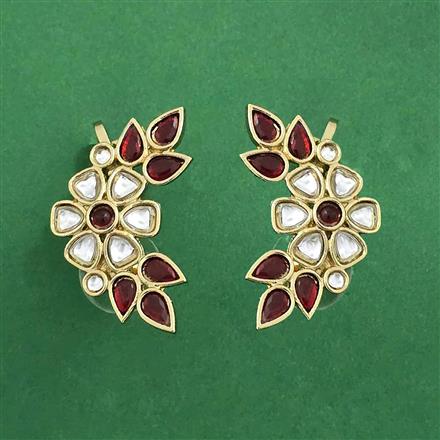 Indo Western Earcuff With Mehndi Plating