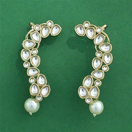 Indo Western Earcuff With Mehndi Plating