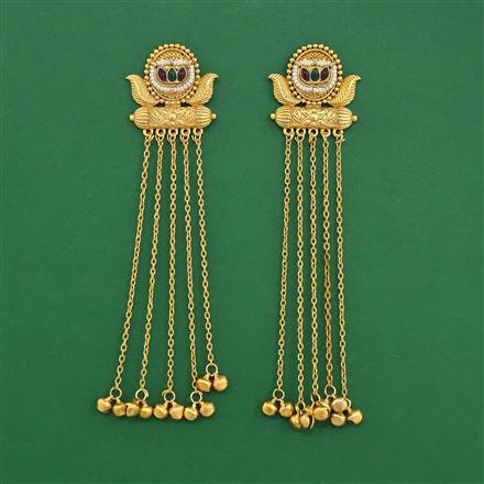 Indo Western Kashmiri Earring With Gold Plating