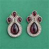 Indo Western Classic Earring With Mehndi Plating