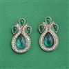 Indo Western Classic Earring With Mehndi Plating
