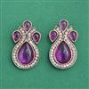 Indo Western Classic Earring With Mehndi Plating