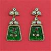 Indo Western Classic Earring With Mehndi Plating