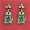 Indo Western Classic Earring With Mehndi Plating