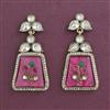 Indo Western Classic Earring With Mehndi Plating