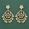 Indo Western Classic Earring With Mehndi Plating