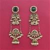 Indo Western Jhumki With Mehndi Plating