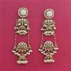 Indo Western Jhumki With Mehndi Plating