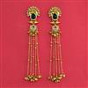 Indo Western Long Earring With Gold Plating