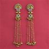 Indo Western Long Earring With Gold Plating