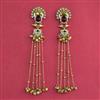 Indo Western Long Earring With Gold Plating