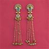 Indo Western Long Earring With Gold Plating
