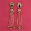 Indo Western Long Earring With Gold Plating