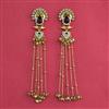 Indo Western Long Earring With Gold Plating