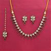 Indo Western Classic Necklace Set With Mehndi Plating