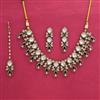 Indo Western Classic Necklace Set With Mehndi Plating