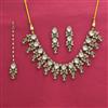Indo Western Classic Necklace Set With Mehndi Plating