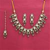 Indo Western Classic Necklace Set With Mehndi Plating