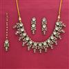 Indo Western Classic Necklace Set With Mehndi Plating