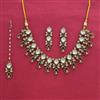 Indo Western Classic Necklace Set With Mehndi Plating
