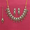 Indo Western Classic Necklace Set With Mehndi Plating