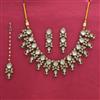 Indo Western Classic Necklace Set With Mehndi Plating