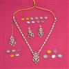 Indo Western Classic Necklace Set With Mehndi Plating