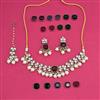 Indo Western Classic Necklace Set With Mehndi Plating