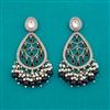 Indo Western Long Earring with Mehndi Plating