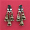 Indo Western Jhumki with Mehndi Plating