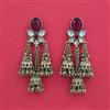 Indo Western Jhumki with Mehndi Plating