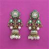 Indo Western Jhumki with Mehndi Plating