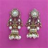 Indo Western Jhumki with Mehndi Plating