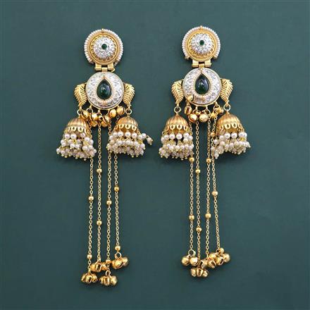Indo Western Jhumki With Gold Plating