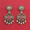 Indo Western Classic Earring With Mehndi Plated