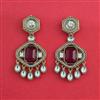 Indo Western Classic Earring With Mehndi Plated