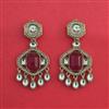 Indo Western Classic Earring With Mehndi Plated