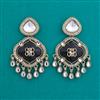 Indo Western Classic Earring with Mehndi Plating