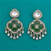 Indo Western Classic Earring with Mehndi Plating