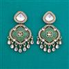 Indo Western Classic Earring with Mehndi Plating
