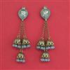 Indo Western Jhumki With Mehndi Plating