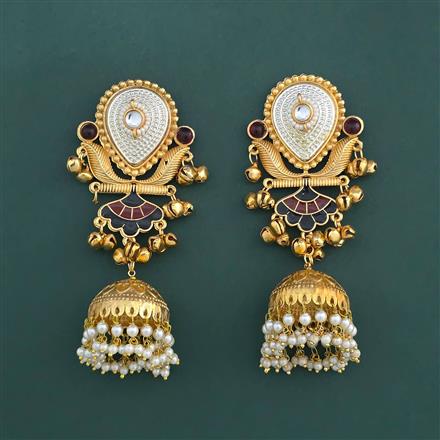 Indo Western Jhumki With Gold Plating