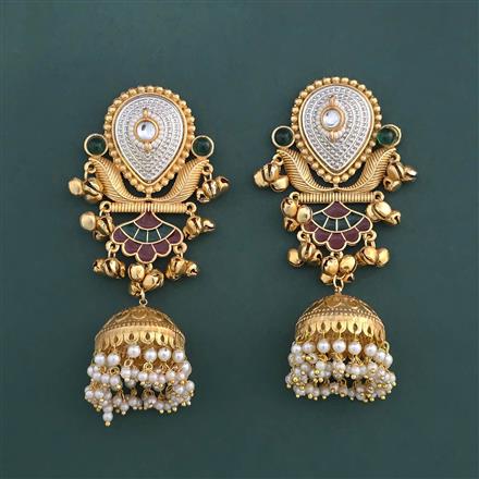 Indo Western Jhumki With Gold Plating