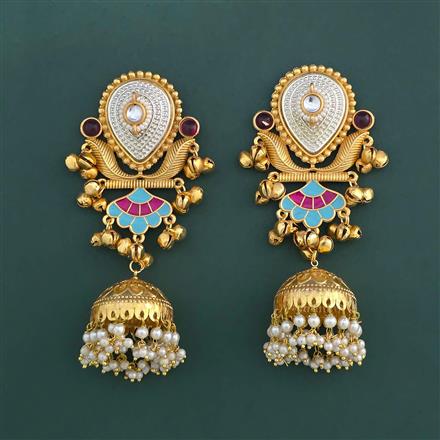 Indo Western Jhumki With Gold Plating