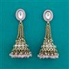Indo Western Jhumki with Mehndi Plating