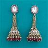 Indo Western Jhumki with Mehndi Plating