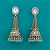 Indo Western Jhumki with Mehndi Plating